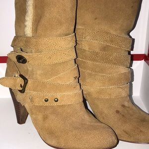 Tan boots